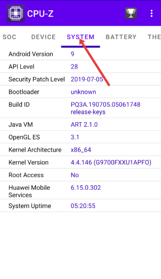 CPU-Z系统参数界面截图