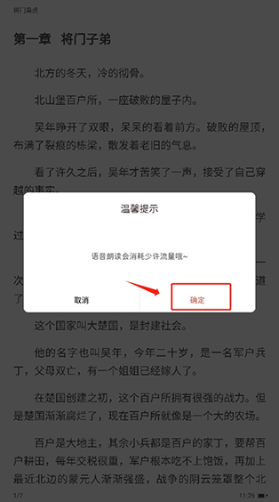 17K小说听书确认