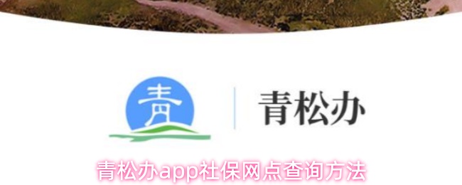 青松办app怎么查询社保网点
