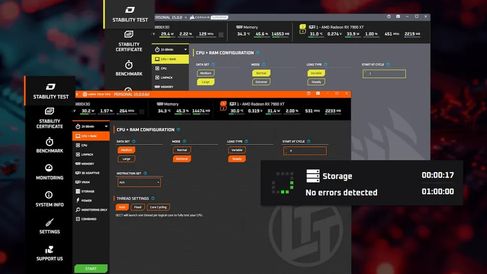 无需麦克风：PC 压力测试工具 OCCT 15 可快速锁定显卡 / 电源啸叫源