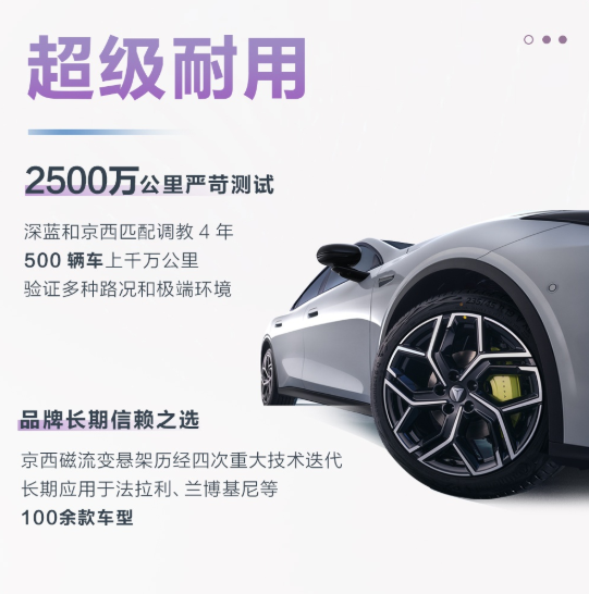 深蓝L06预售在即:超跑同款磁流变悬架!1000次/秒高频调节