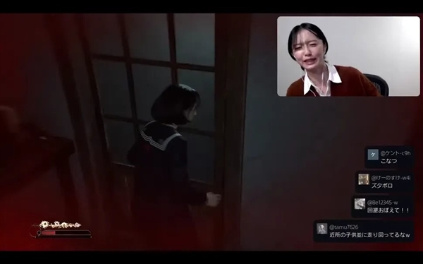 《寂静岭f》女主演员直播被游戏吓哭 惊恐表情包出圈