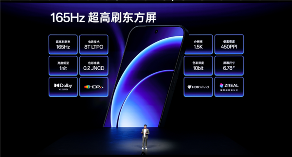 全球首发165Hz高分高刷屏 一加15发布：3999元起