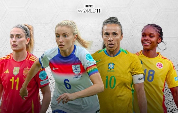 FIFPRO女足年度最佳阵候选:邦马蒂、普特拉斯领衔,39岁玛塔在列