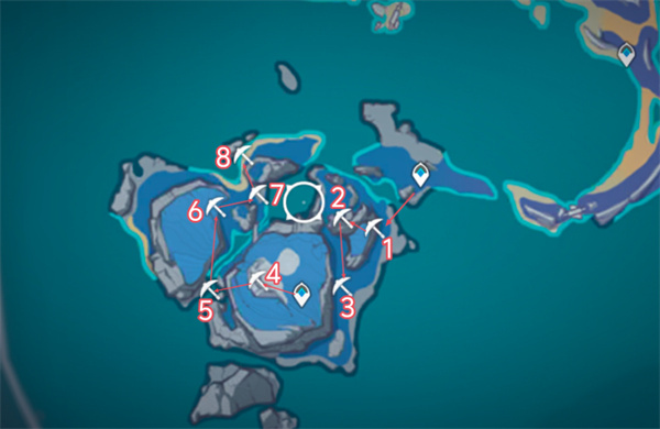 原神月之二版本虹滴晶全收集路线分享