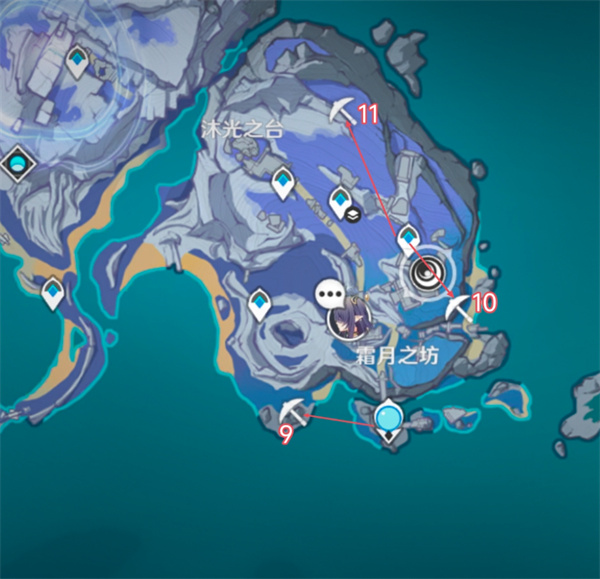原神月之二版本虹滴晶全收集路线分享