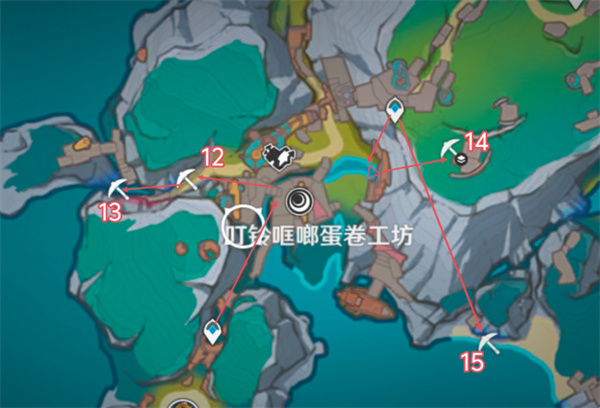 原神月之二版本虹滴晶全收集路线分享