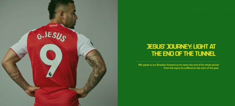 即将伤愈!热苏斯专访:这是我人生最大的伤病;会尽力赶上世界杯