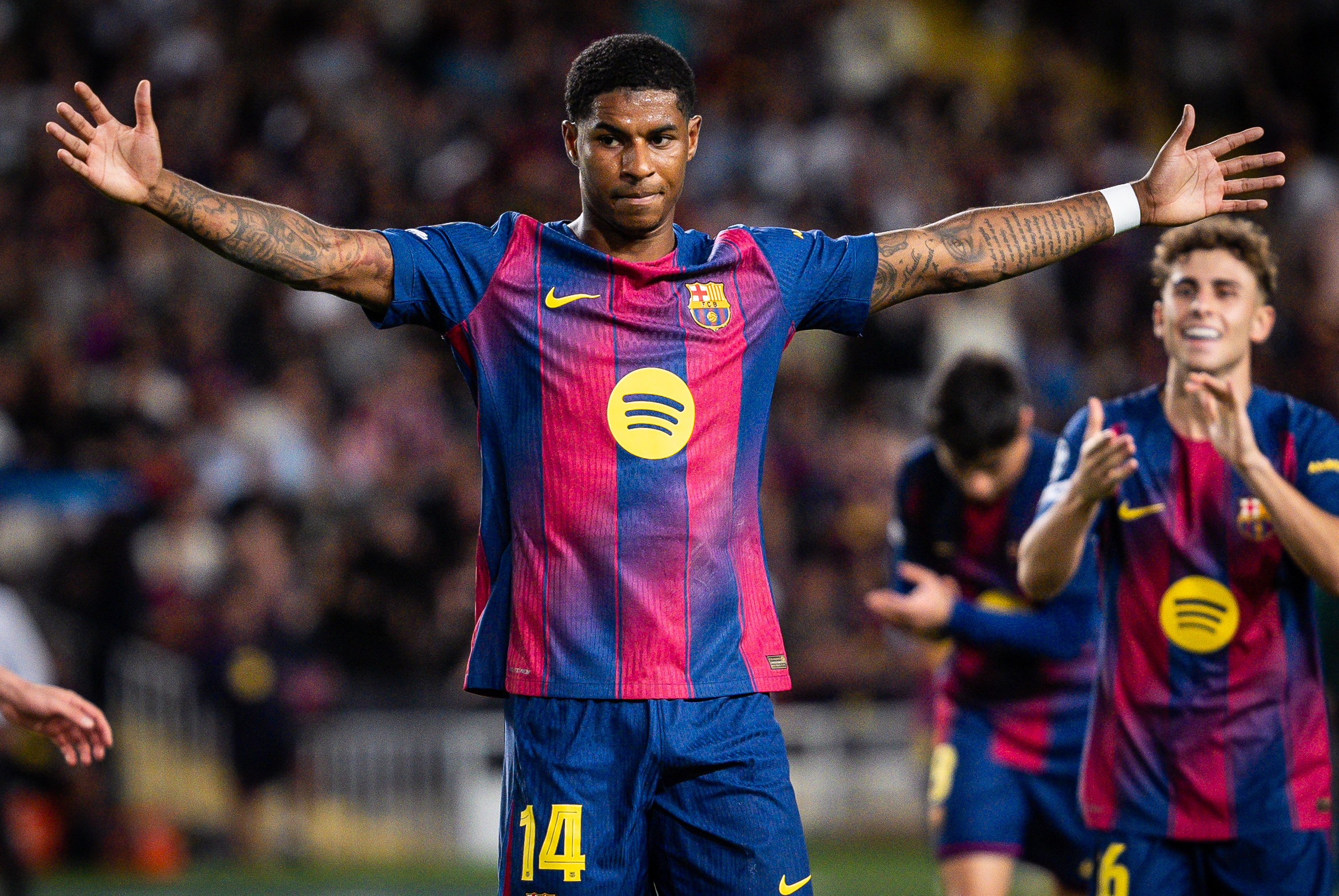 每体:拉什福德缺席今天合练+库巴西获准休息,奥尔莫恢复合练