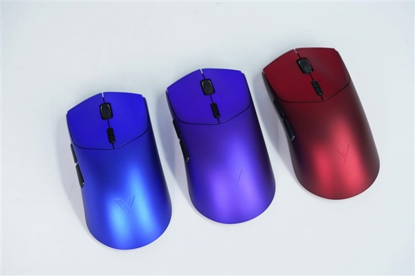 质感金属漆涂装!雷柏VT7二代系列鼠标图赏