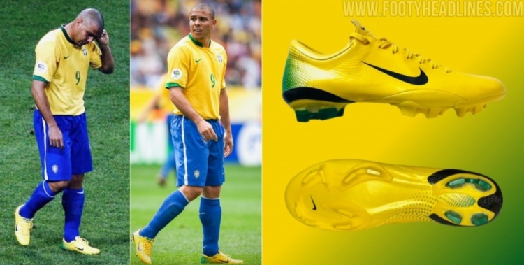 经典重现！外媒：耐克将复刻大罗2006年世界杯战靴，11月中旬发售