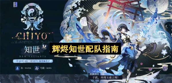 辉烬知世配队指南