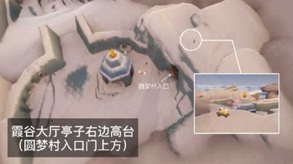 光遇禁阁赏花任务攻略_5 霞谷赏花点