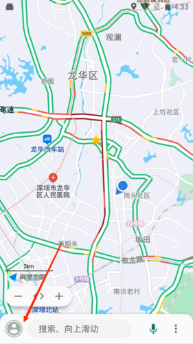 白马地图怎么删除收藏？