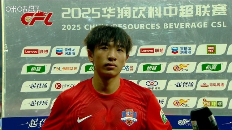 魏祥鑫:今天我们没有把握好机会;踢完全运会感觉状态回来了