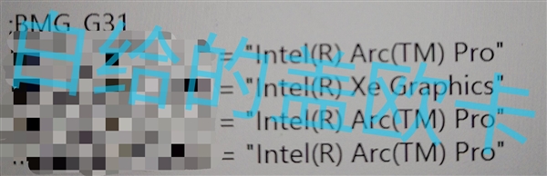 Intel神秘新显卡现身：可能是高端的锐炫B770