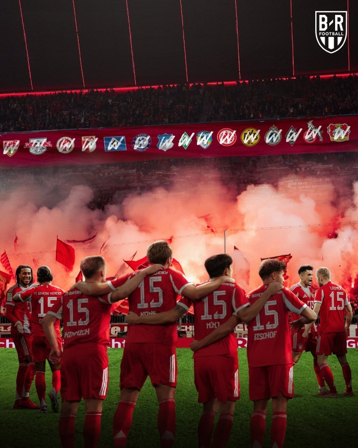 恐怖如斯…拜仁已经揍遍了德甲的上半区，战绩是全胜+一堆大比分