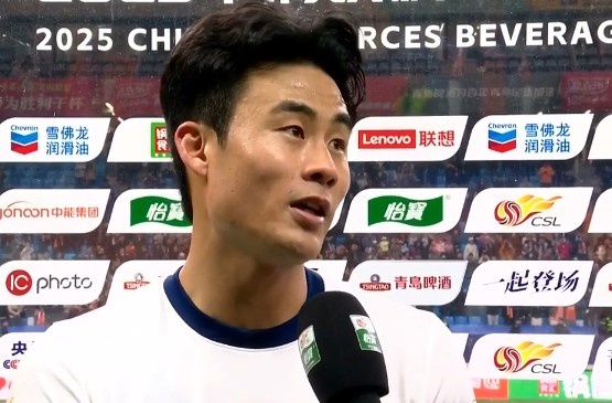朴志洙赛后：在求胜欲上青岛比我们更强，但我们也拼尽全力了