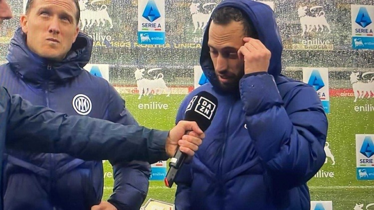 恰尔汗奥卢：赢下比赛有点运气成分，我们想去到国米应该在的位置