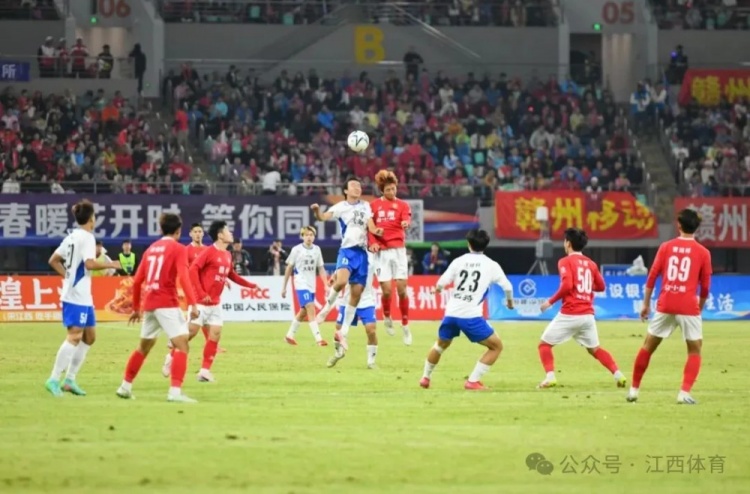 本赛季赣超联赛落幕，赣州队击败宜春队获得冠军
