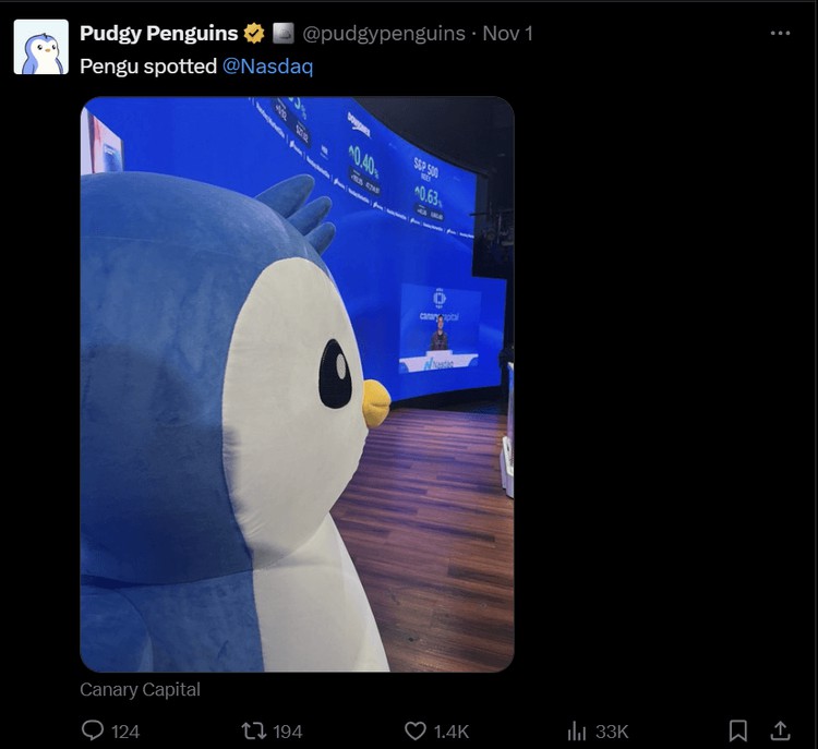 为什么交易者密切关注 PENGU