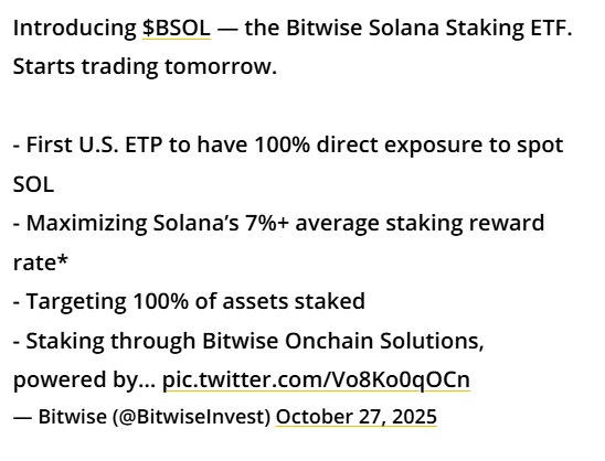 首只美国Solana ETF正式亮相