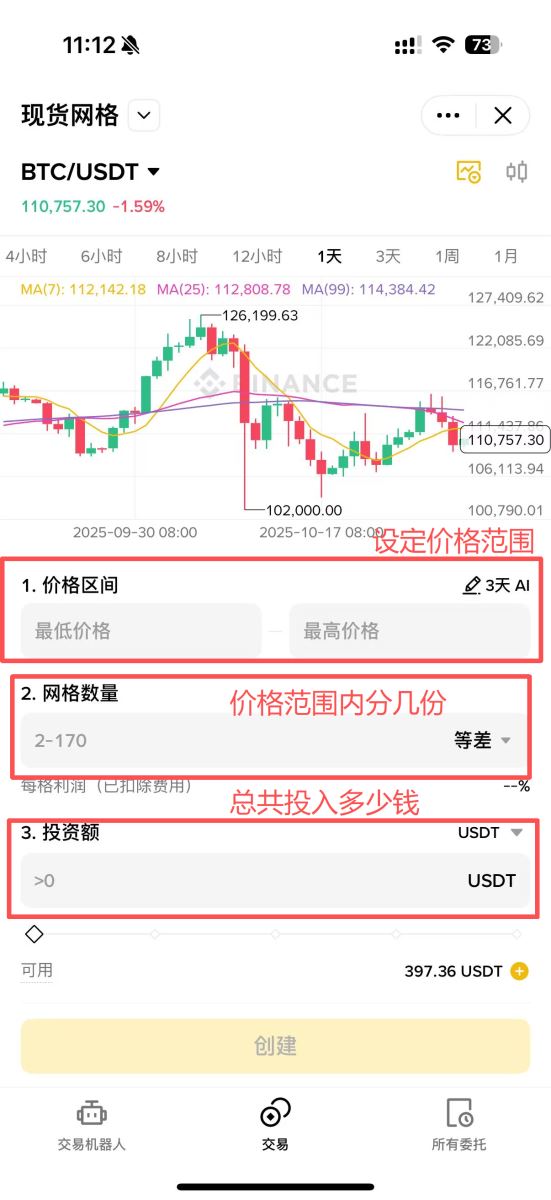 币安策略一：网格