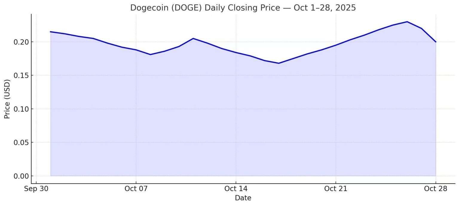 狗狗币 (DOGE) 市场概览2025 年 10 月快照