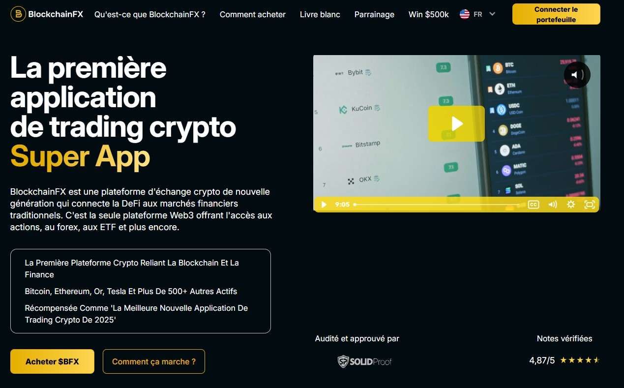 BlockchainFX($BFX)是什么?