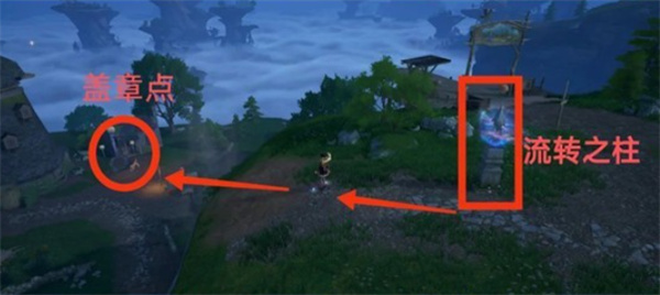 麦浪农场盖章点细节