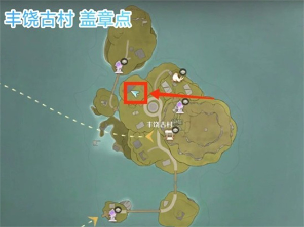 丰饶古村盖章点俯瞰