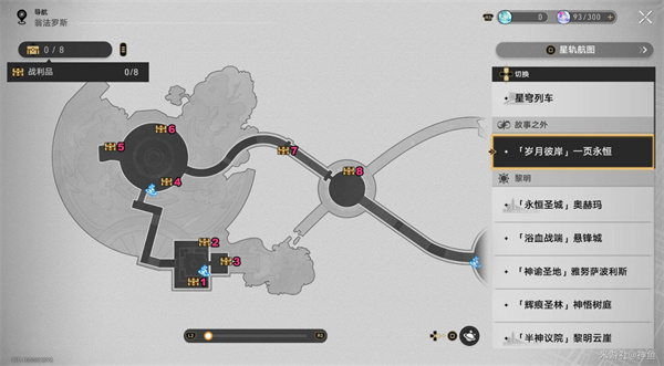 崩坏星穹铁道岁月彼岸一页永恒战利品全收集指南