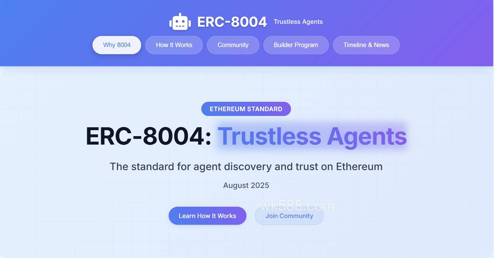 ERC-8004 构建的智能体信任体系