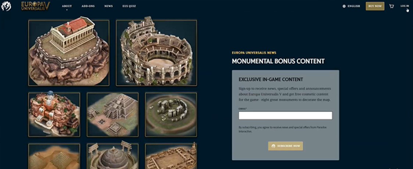 欧陆风云5宏伟纪念碑皮肤获取方法