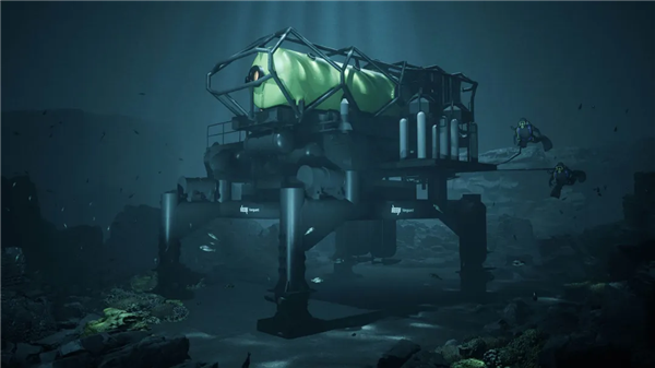 首个海底居住舱诞生:可潜入海底50米 最多支持4人生活一周