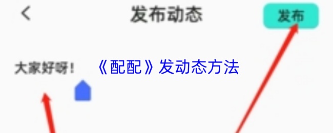 《配配》发动态方法