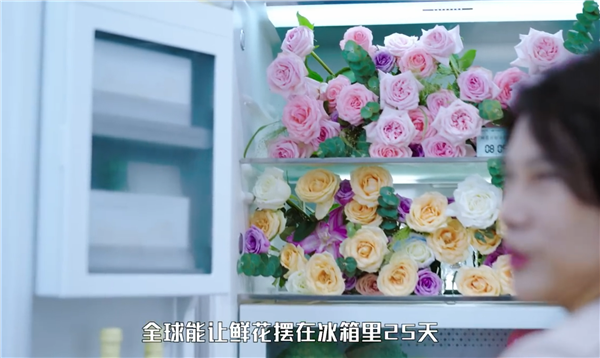 董明珠：鲜花放在格力冰箱里25天还是鲜花 这是全球唯一的独有技术