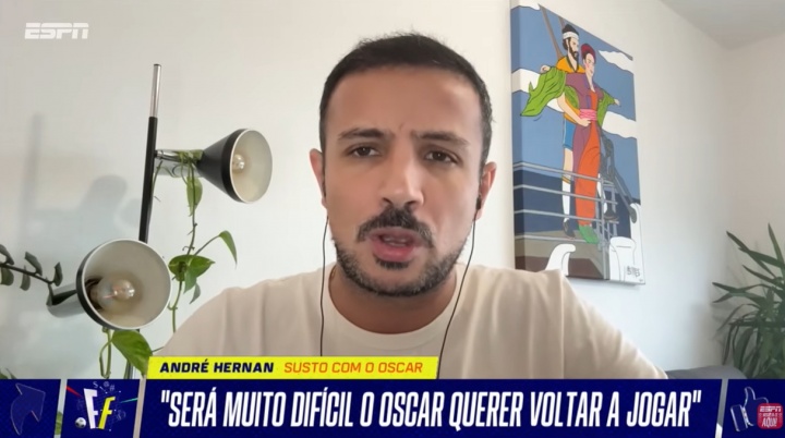 ESPN：上海海港已获悉奥斯卡心脏问题，愿意为其提供治疗帮助