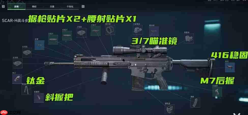 三角洲行动S5赛季金枪客3改装方案