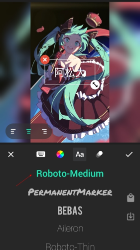 《inshot》恢复默认字体方法