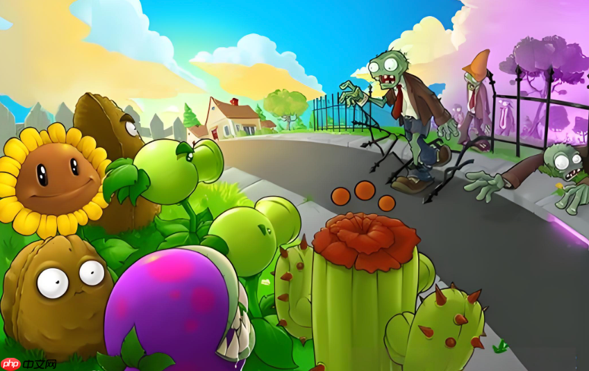 植物大战僵尸网页版(怀旧版) 植物大战僵尸在线直接玩入口