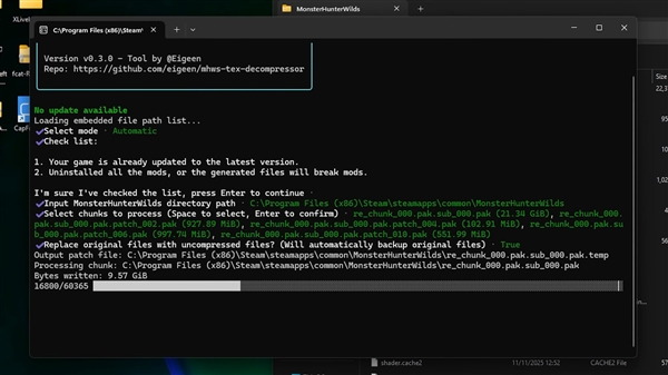 拯救8GB显卡！高手自制《怪物猎人：荒野》补丁 消灭卡顿