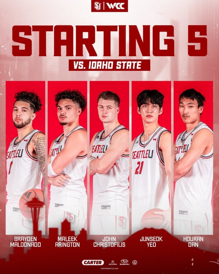 淡厚然今日13分钟3中3拿到6分1帽 西雅图大学83-74爱荷华大学