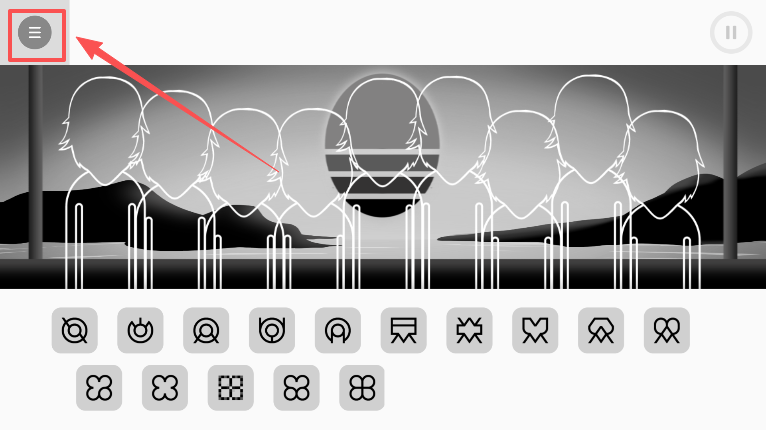 节奏盒子liming模组菜单界面