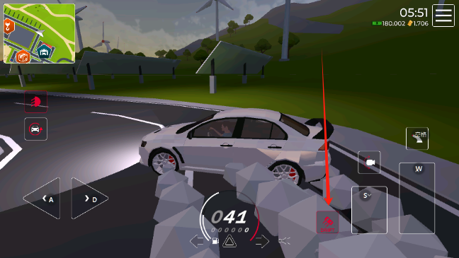 汽车LP极限驾驶漂移操作