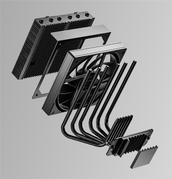 ID-Cooling新款风冷散热器首发209元：77mm高度 自研六热管