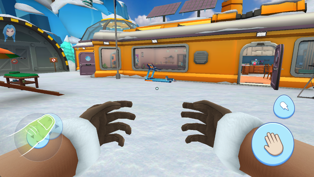 企鹅模拟器移动操作界面