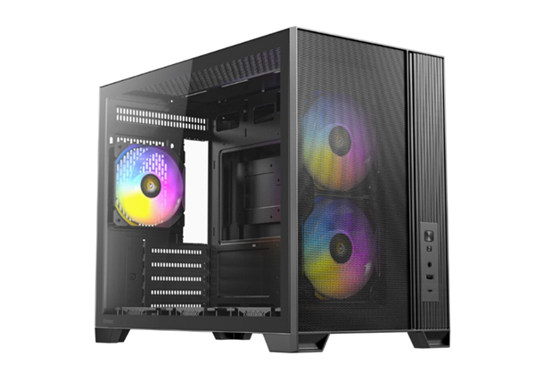 安钛克发布FLUX M机箱：搭载垂直+水平双风道