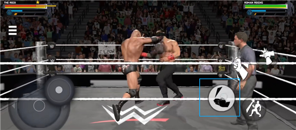 WWE2K25手斧劈击操作示意