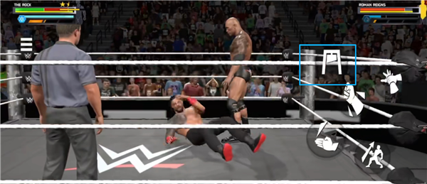 WWE2K25底桩操作示意